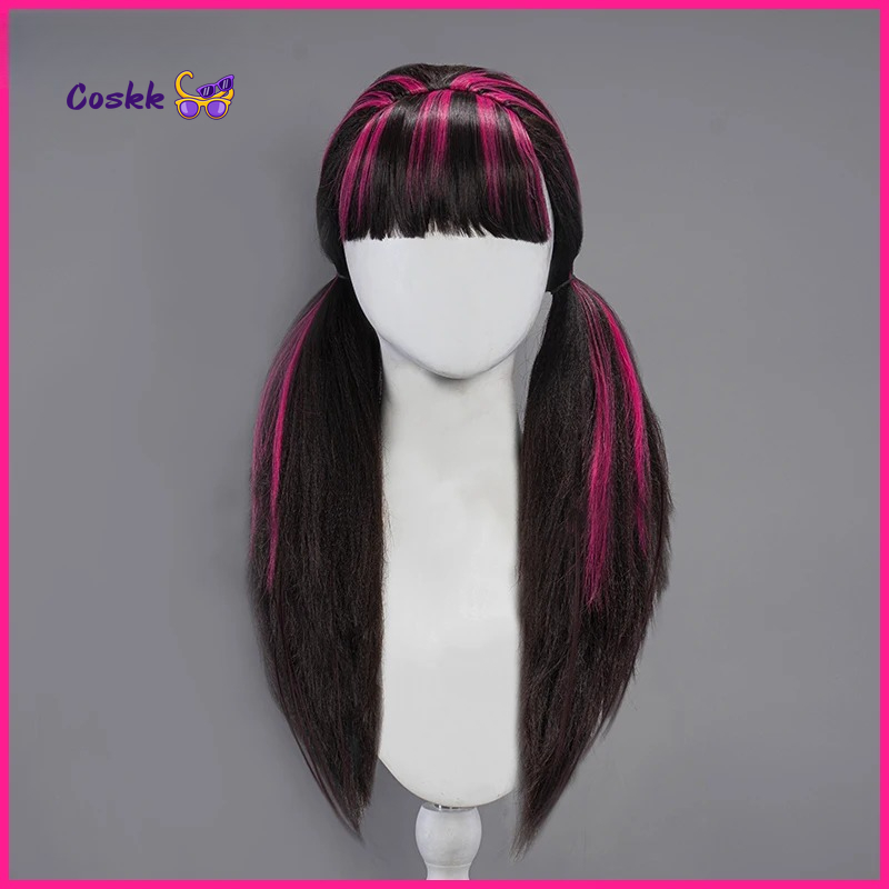 Anime Cosplay Wig Heat Resistant - 드라큘라우라 코스프레 가발 긴 머리 60CM