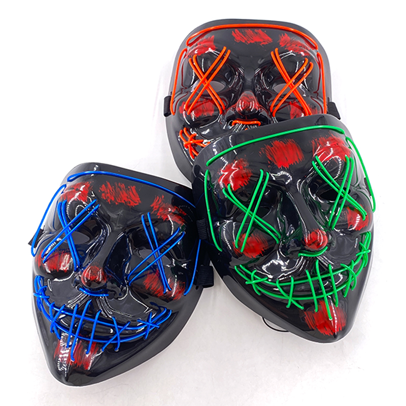 Led Purge Mask Halloween - 도매 10개 마스크 LED 퍼지 마스크