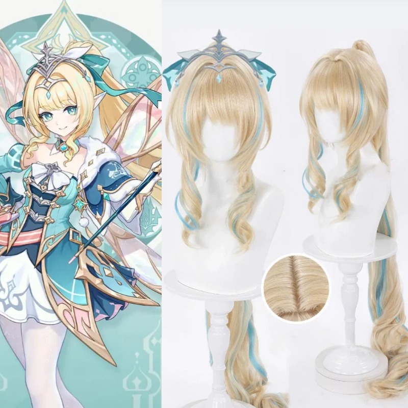 Anime Cosplay Wig Heat Resistant - 게임 Genshin Impact Vesna Strivozha 코스프레