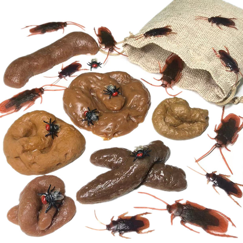 Fake Poop Gag Gift - 6/24PCS 부드러운 가짜 똥 배설물 장난