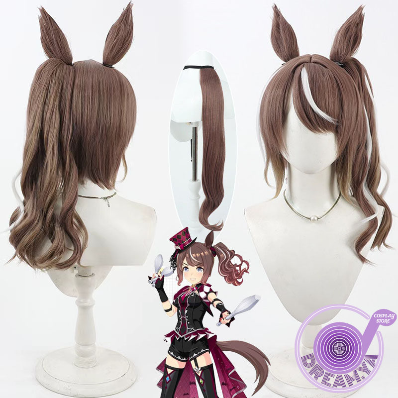 Anime Cosplay Wig Heat Resistant - Highkey Hallowed 코스프레 가발 Uma Musume