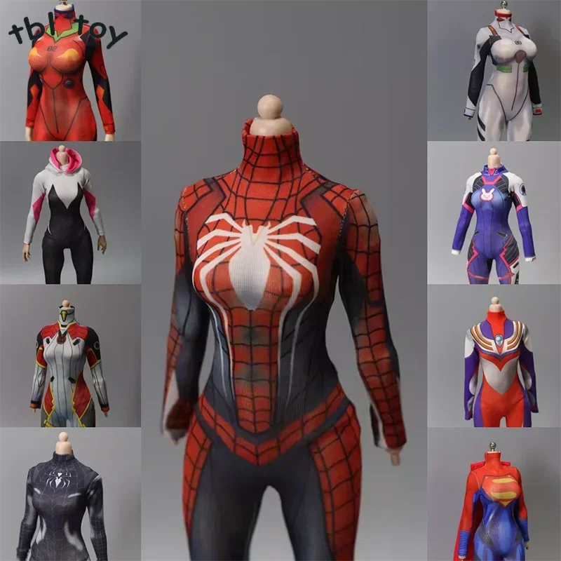 Spiderman Jumpsuit Kids - 1/6 스케일 점프 슈트 애니메이션 소녀