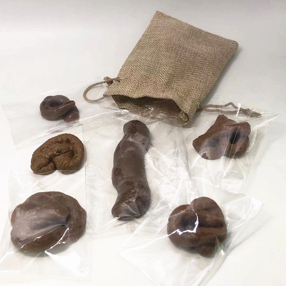 Fake Poop Gag Gift - 6Pcs 농담 까칠한 장난감 가제트 Squish
