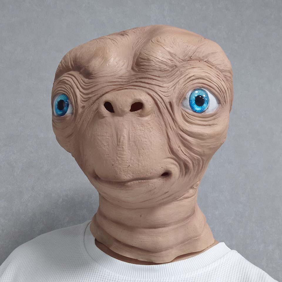 리얼리틱 ET 외계인 라텍스 마스크 할로윈 카니발 파티 - Latex Alien Mask Realistic 리뷰 및 가격