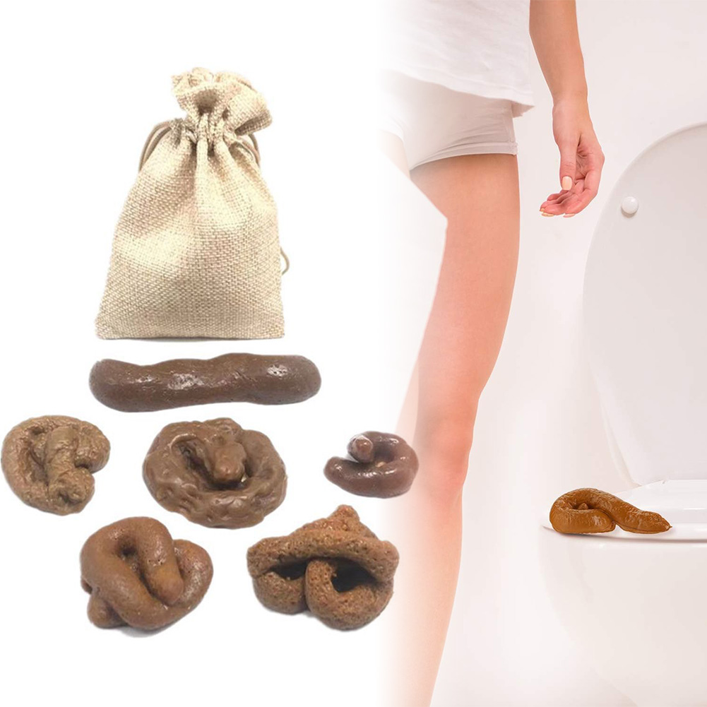 6개/세트 변기 장난감 다양한 모양 시뮬레이션 변기 장 - Fake Poop Gag Gift 리뷰 및 가격