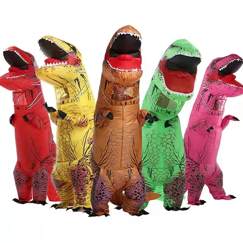 티라노사우르스 렉스 풍선 코스튬 마스코트, 애니메이션  - Inflatable Dinosaur Costume Adult 리뷰 및 가격