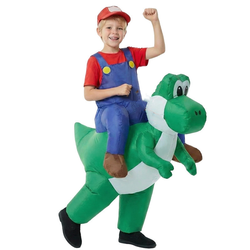 파티 공연 의상 성인 어린이 배관공 공룡 풍선 의상 할 - Inflatable Dinosaur Costume Adult 리뷰 및 가격