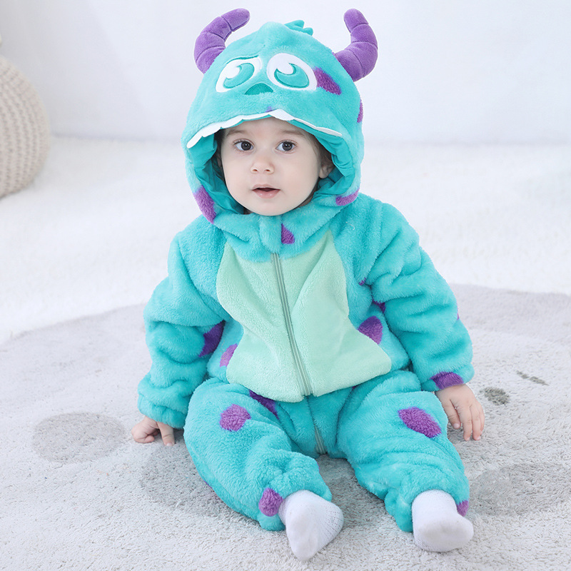 아기 Sully Romper 파란색 따뜻한 Onesie - Spiderman Jumpsuit Kids 리뷰 및 가격
