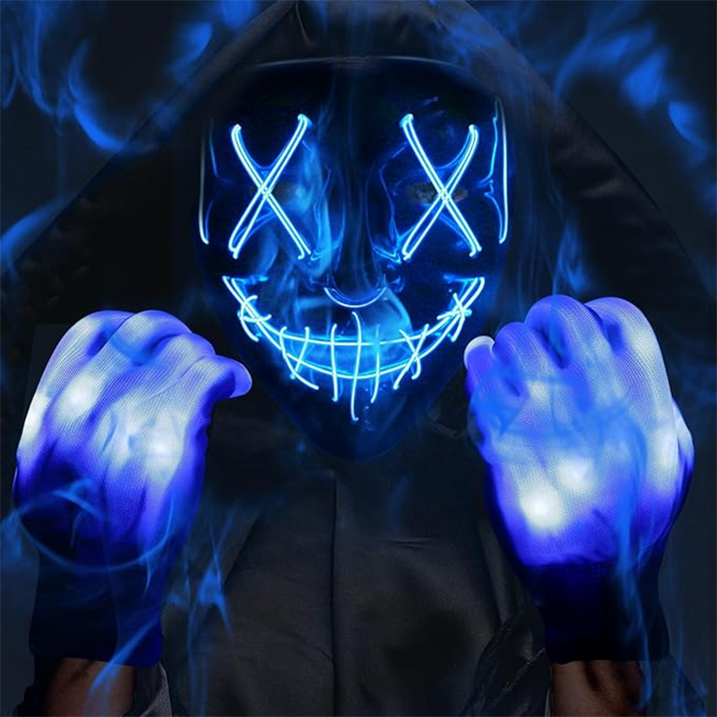 LED 라이트 할로윈 퍼지 마스크 할로윈 크리스마스 파 - Led Purge Mask Halloween 리뷰 및 가격