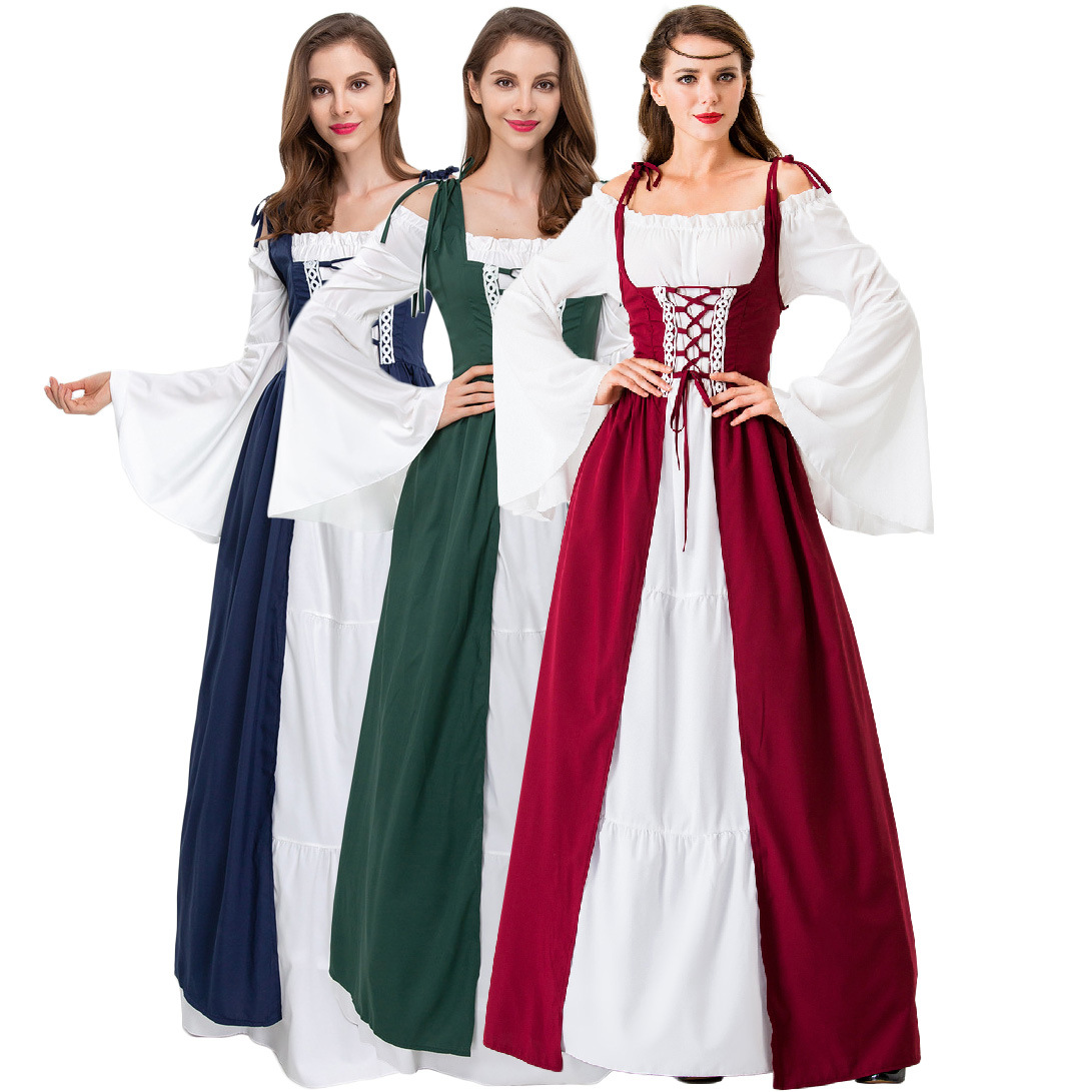 중세 공주 드레스 르네상스 빅토리아 빈티지 가운 코스튬 - Medieval Renaissance Dress Women 리뷰 및 가격