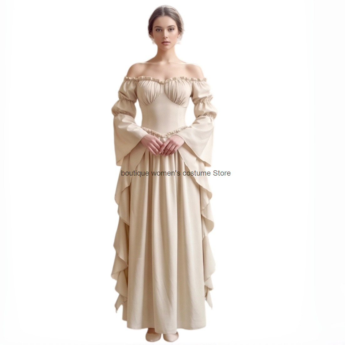 새로운 중세 르네상스 스타일의 여성용 드레스, 빈티지  - Medieval Renaissance Dress Women 리뷰 및 가격