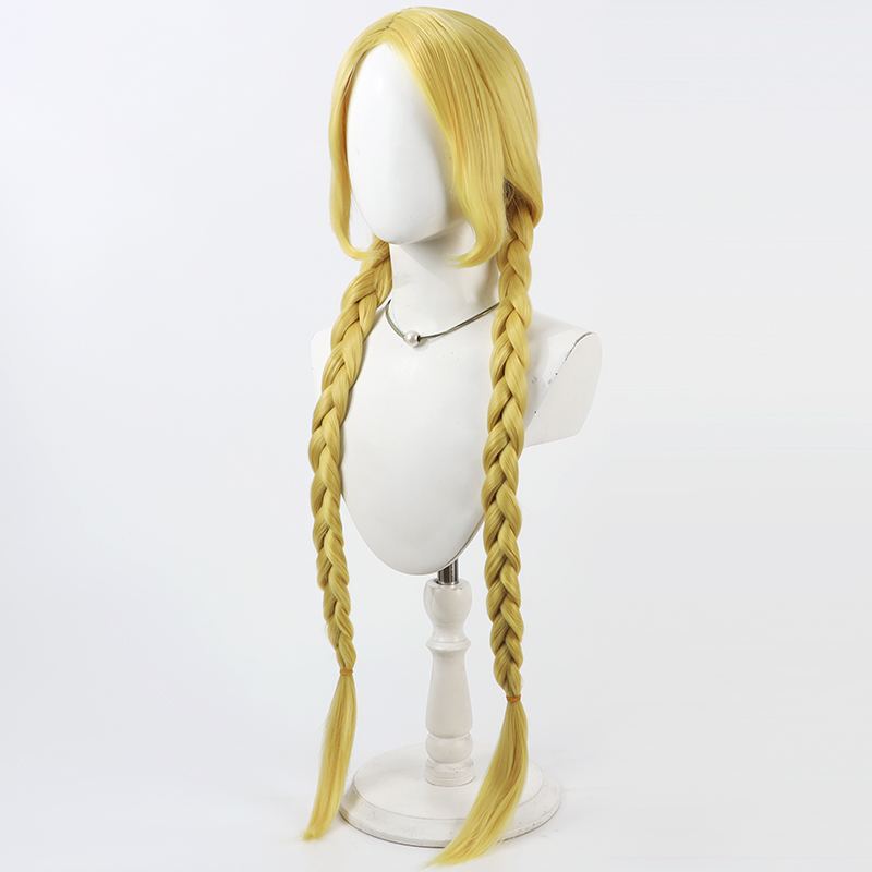 초코 미츠마타 코스프레 가발 마에바시 마녀 옐로우 80 - Anime Cosplay Wig Heat Resistant 리뷰 및 가격