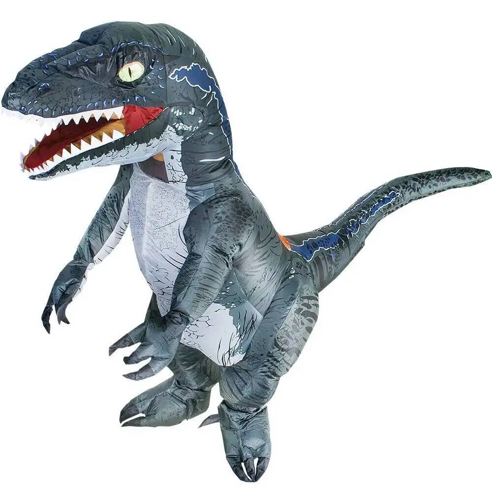 T-REX 성인용 풍선형 핫 벨로시랩터 공룡 의상 애니 - Inflatable Dinosaur Costume Adult 리뷰 및 가격