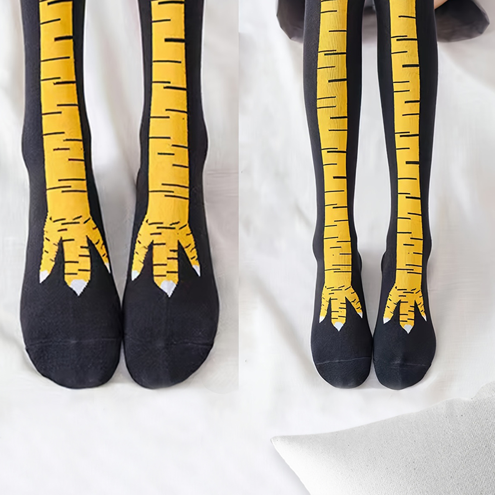 1/2/5/10 쌍 여성용 무릎 길이 양말 트렌디한 만 - Funny Chicken Leg Socks 리뷰 및 가격
