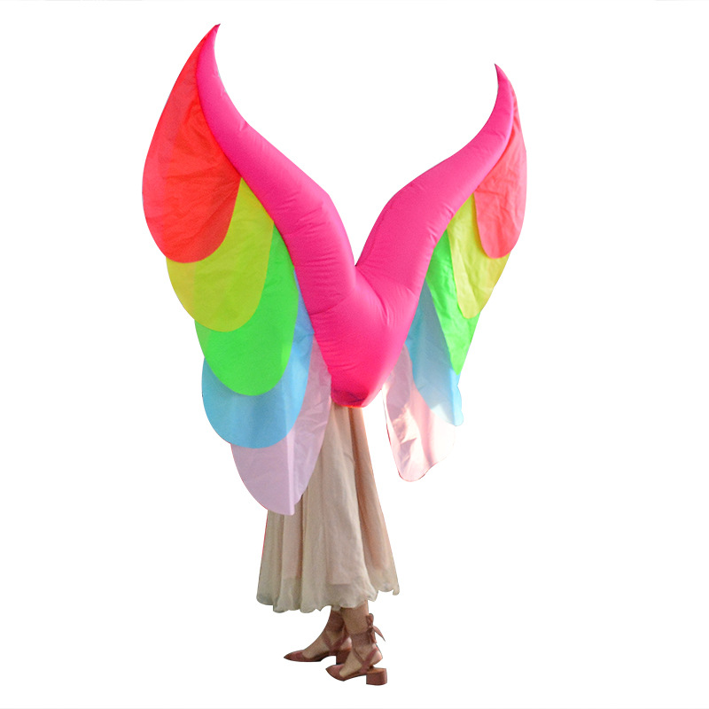성인용 풍선 천사 날개, 무지개 팽창 날개, 공연 의상 - Inflatable Dinosaur Costume Adult 리뷰 및 가격