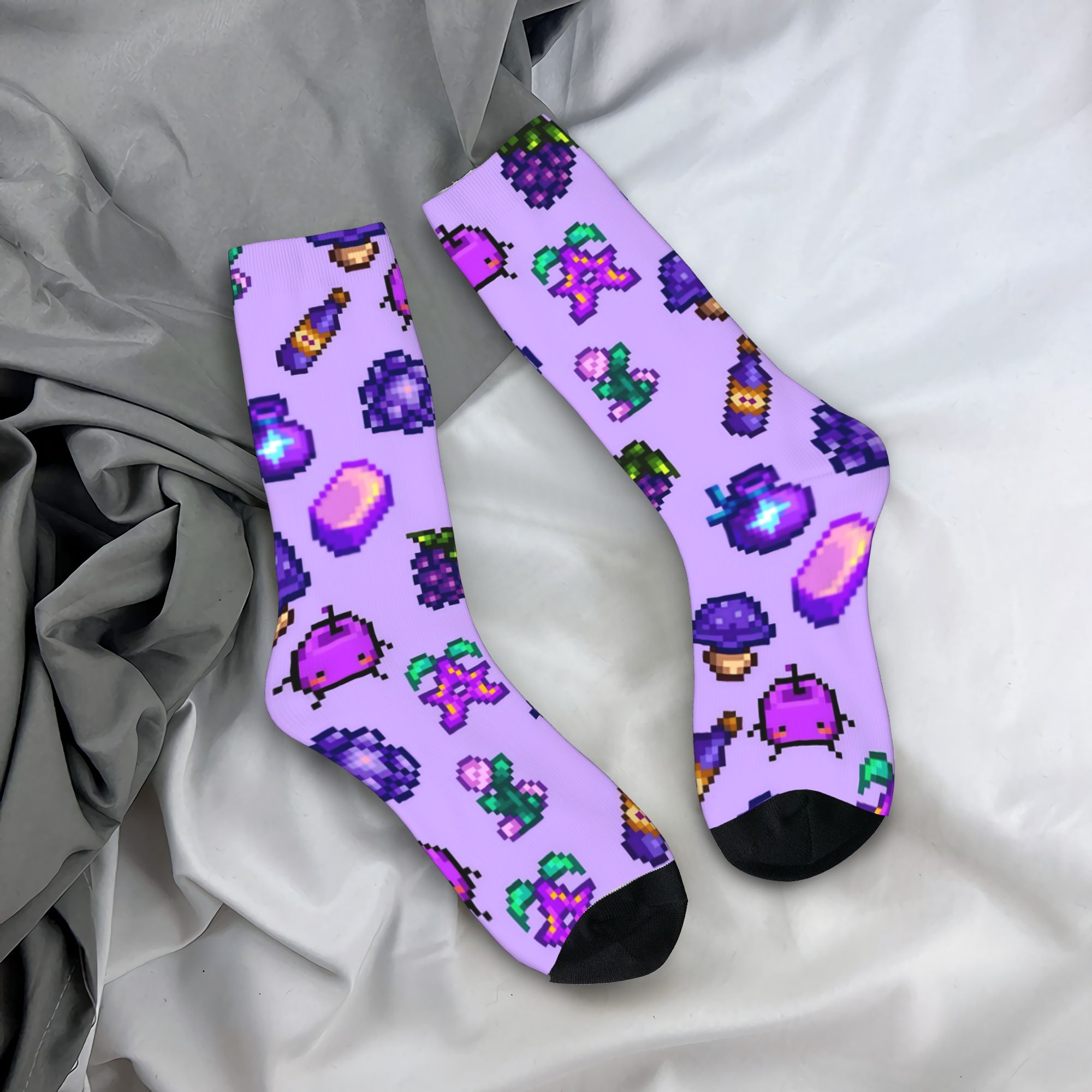 스타듀 밸리 동물 닭 양말 여성 남성 양말 통기성 재미 - Funny Chicken Leg Socks 리뷰 및 가격