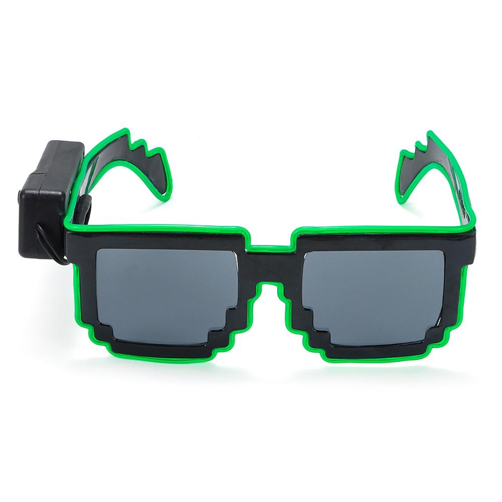 참신한 모자이크 LED 안경, 무선 LED 라이트 업  - Glow In The Dark Party Glasses 리뷰 및 가격