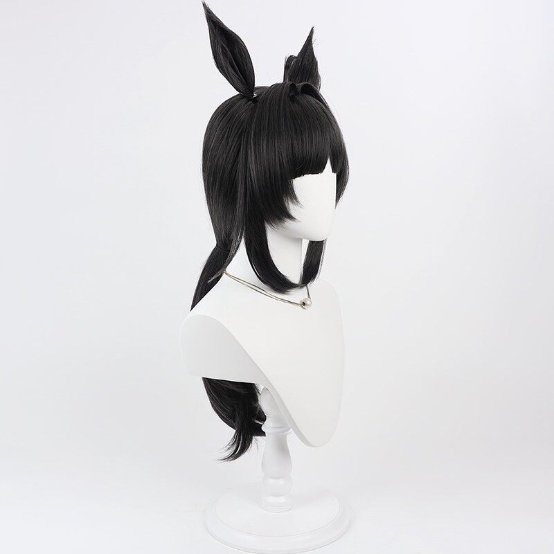 로고타입 코스프레 가발 우마 무스메 프리티 더비 블랙  - Anime Cosplay Wig Heat Resistant 리뷰 및 가격