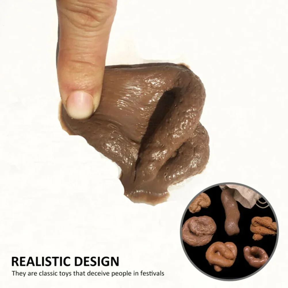 가짜 개 똥 현실적인 똥 부드러운 TPR 가방 6 개/ - Fake Poop Gag Gift 리뷰 및 가격