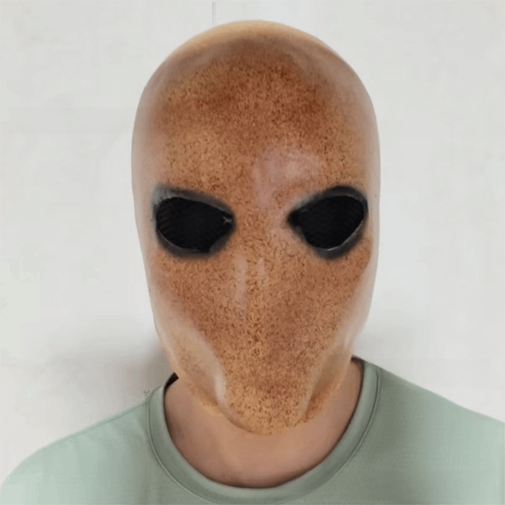 얼굴 없는 남자 할로윈 슬렌더맨 마스크 무독성 드레스업 - Latex Alien Mask Realistic 리뷰 및 가격