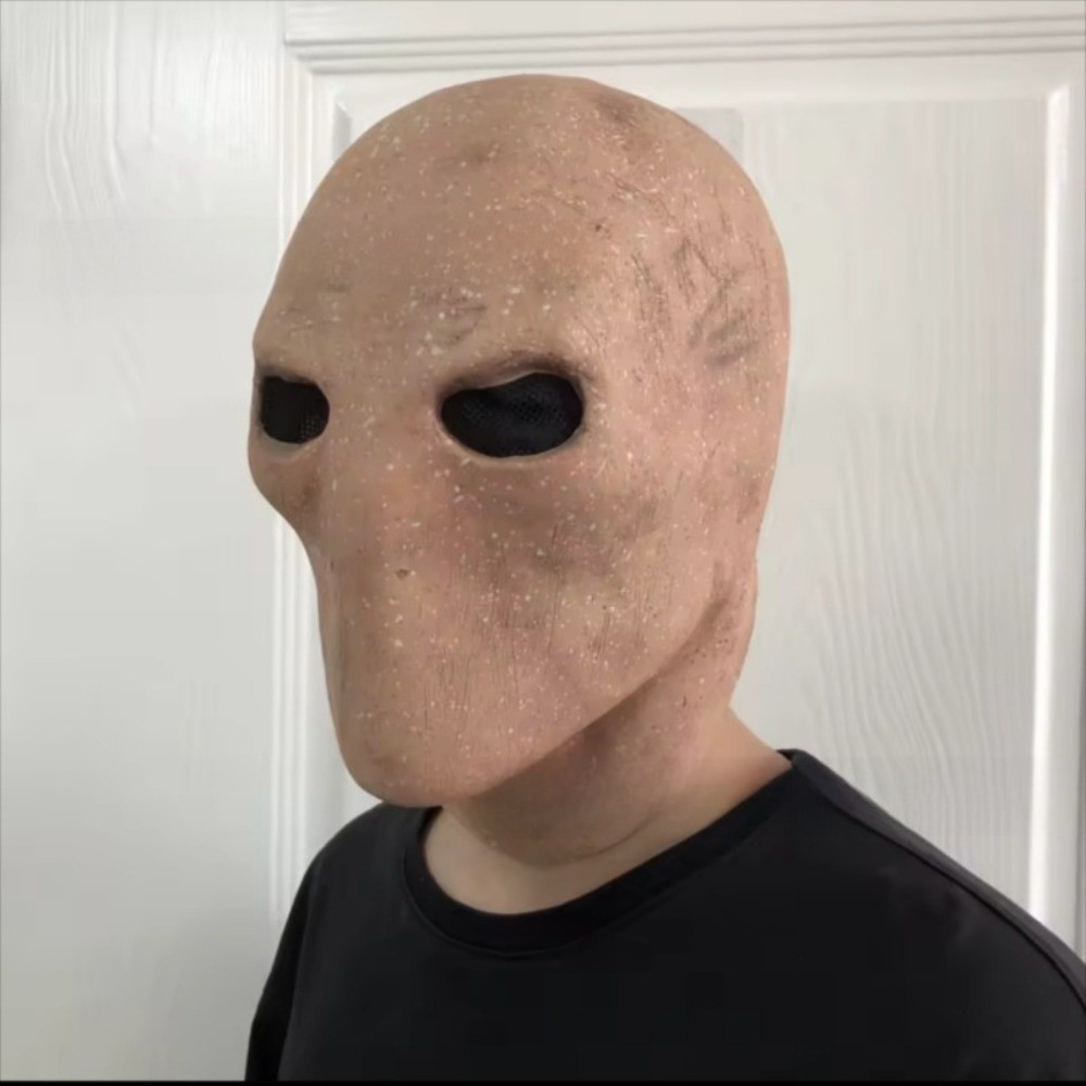 얼굴 없는 남자 할로윈 슬렌더맨 마스크 무독성 드레스업 - Latex Alien Mask Realistic 리뷰 및 가격