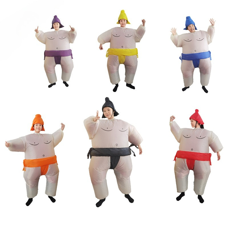 뚱뚱한 남자 스모 레슬링 풍선 의상 게임 대회 할로윈  - Costumes 리뷰 및 가격