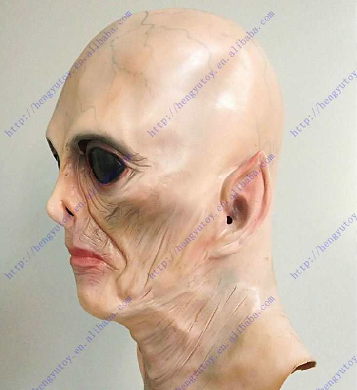 디럭스 외계인 마스크 현실적인 라텍스 풀 헤드 마스크  - Latex Alien Mask Realistic 리뷰 및 가격