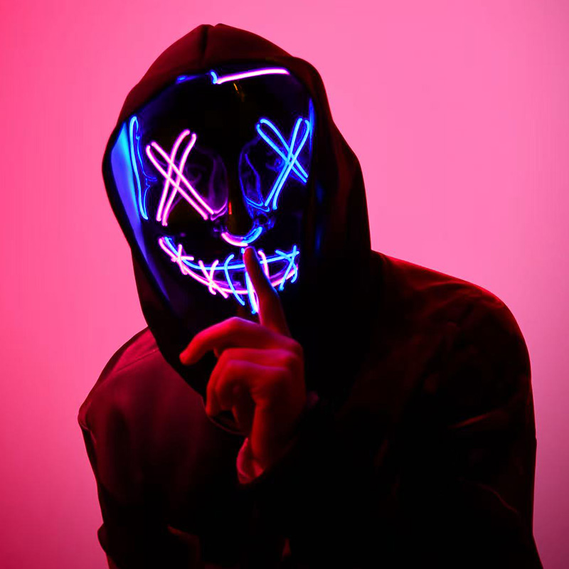 무선 발광 LED 퍼지 마스크, 할로윈 파티 마스크,  - Led Purge Mask Halloween 리뷰 및 가격
