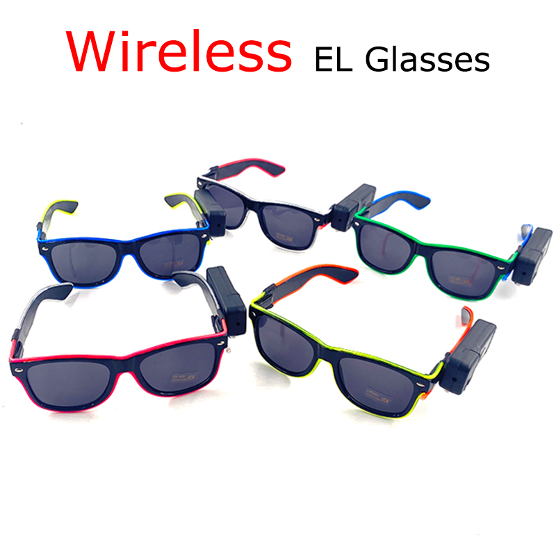 무선 쿨 LED 선글라스, 야광 파티용 발광 안경, 어 - Glow In The Dark Party Glasses 리뷰 및 가격
