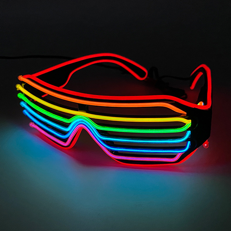 형광 다채로운 빛나는 안경 LED 조명 파티 안경 남성 - Glow In The Dark Party Glasses 리뷰 및 가격
