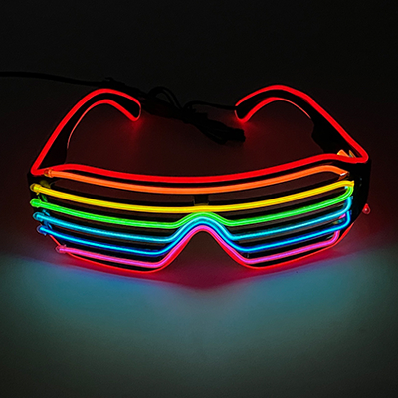 형광 다채로운 빛나는 안경 LED 조명 파티 안경 남성 - Glow In The Dark Party Glasses 리뷰 및 가격